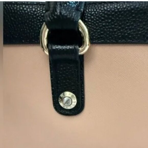 Henri Bendel color block tote bag purse No crossbody strap - Picture 7 of 10